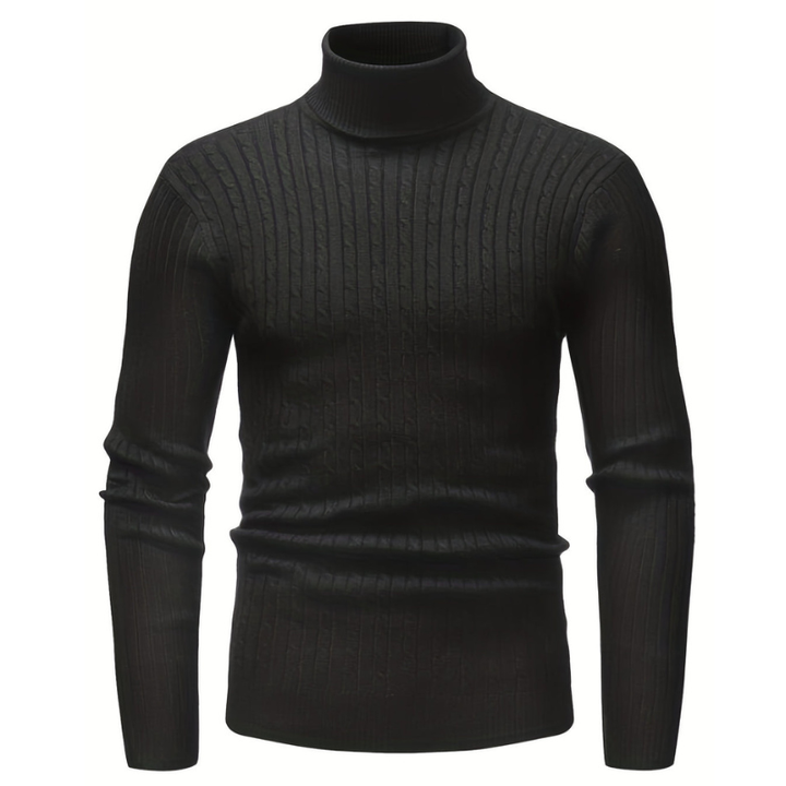 Graham | Classic Cable Knit Turtleneck