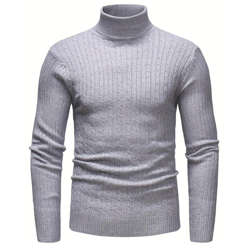 Graham | Classic Cable Knit Turtleneck