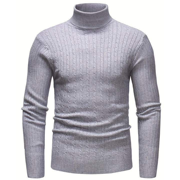 Graham | Classic Cable Knit Turtleneck