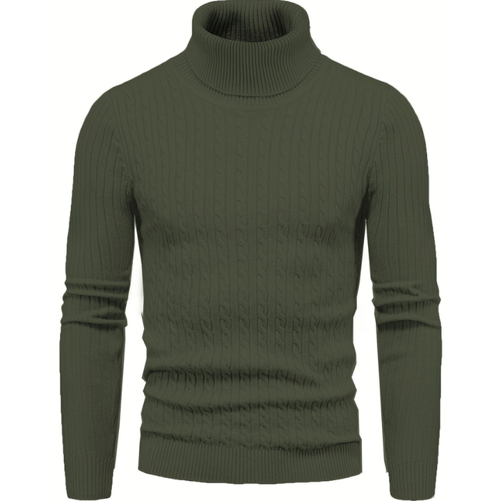 Graham | Classic Cable Knit Turtleneck