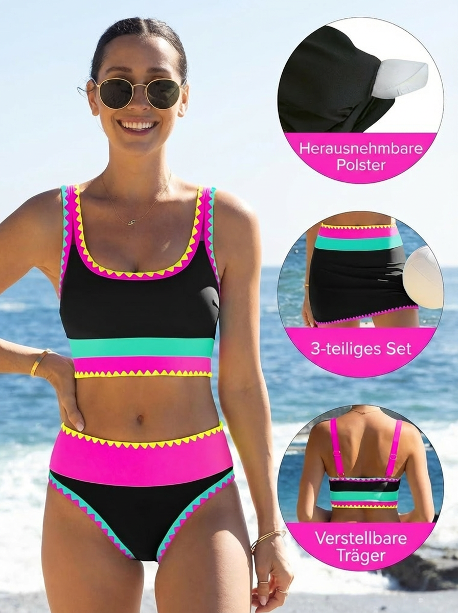 Lucy | Crop bikini s okamžitým efektem