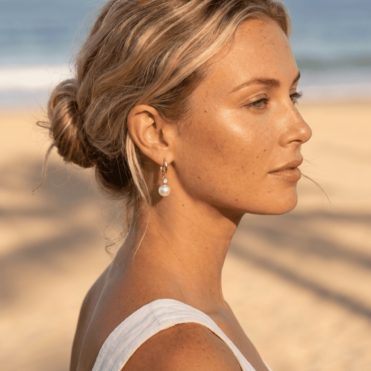 Ayla Pearl Earrings