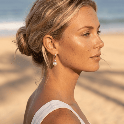 Ayla Pearl Earrings
