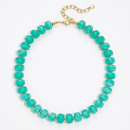 Natural bead necklace
