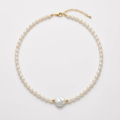 Baroque Centre Pearl Necklace