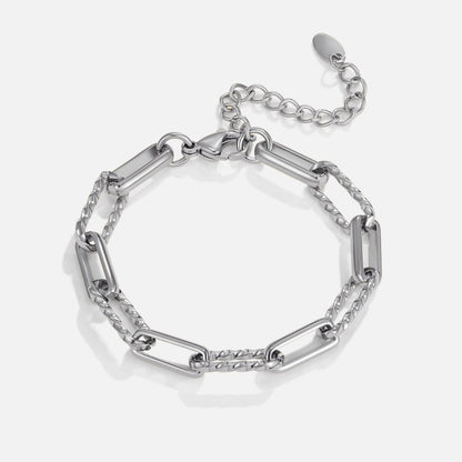 Jihan Chunky Silver Chain Bracelet