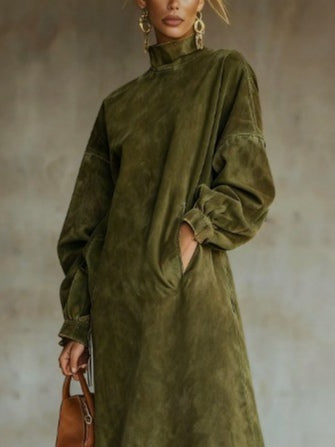 Aurora | Sukně s třásněmi ze semiše 