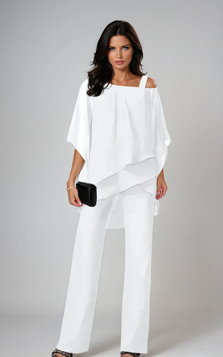 Anne | Elegantes Zweiteiliges Set mit fließender Silhouette