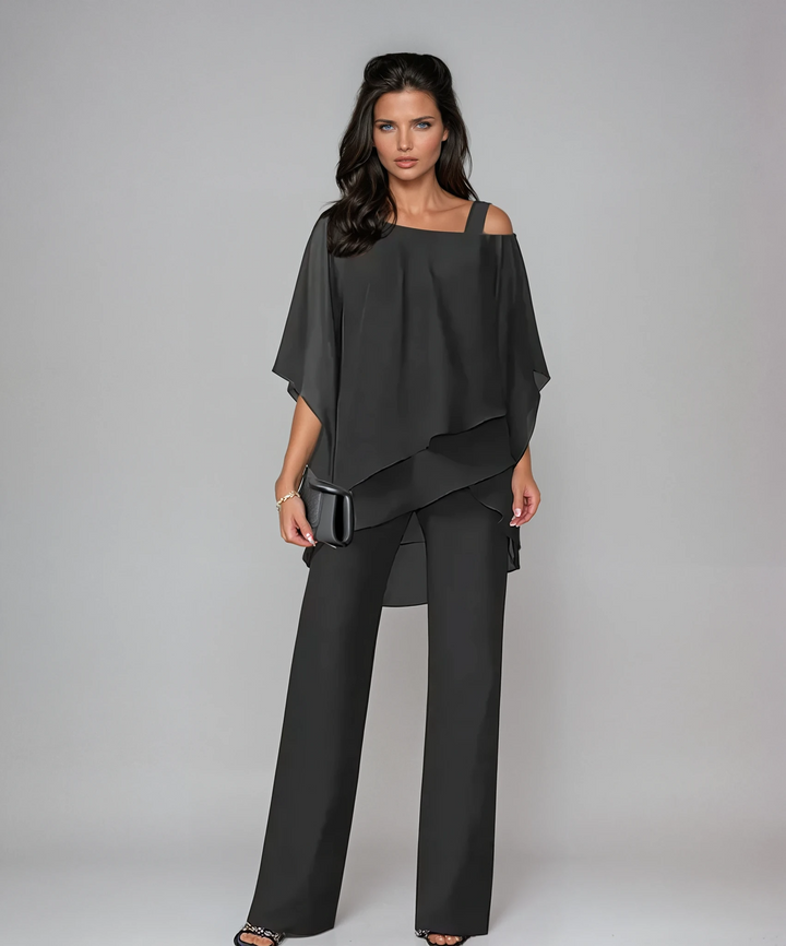 Anne | Elegantes Zweiteiliges Set mit fließender Silhouette
