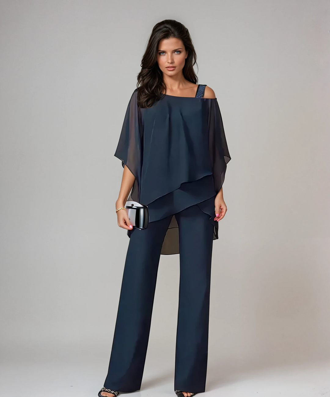 Anne | Elegantes Zweiteiliges Set mit fließender Silhouette