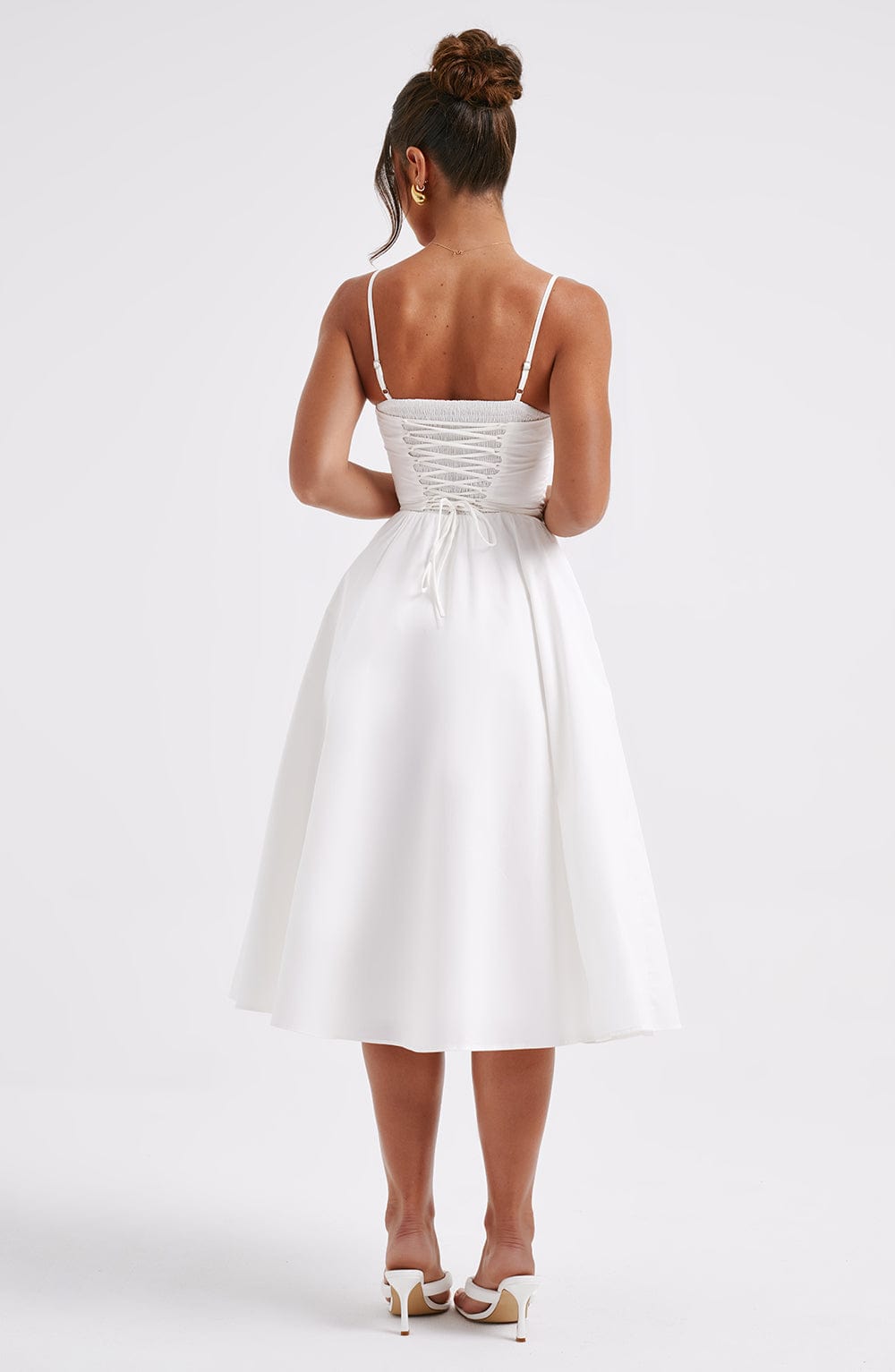 MAILEEN | Elegantní midi šaty v korzet stylu