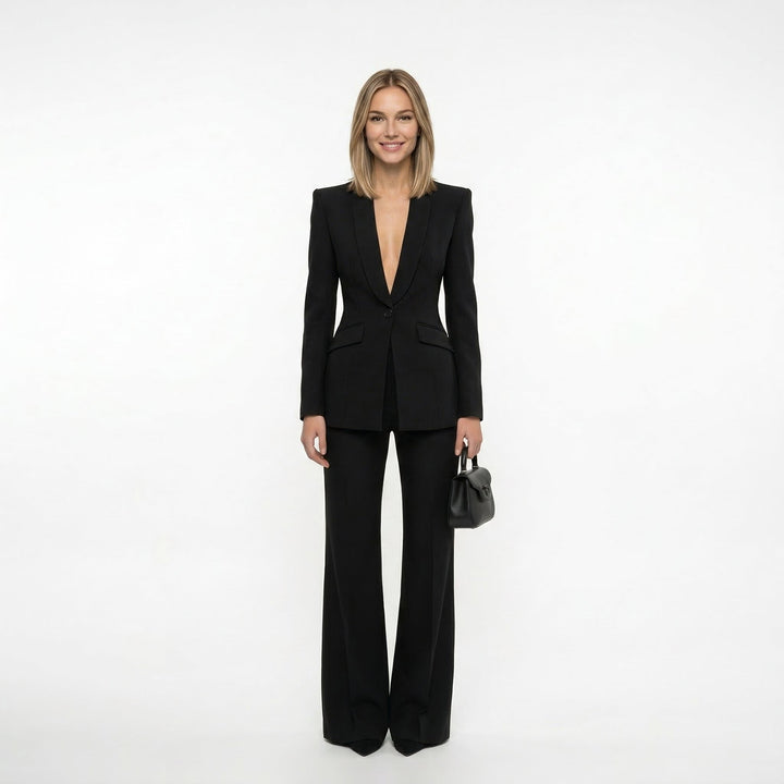 NORA | Blazer a palazzo kalhoty