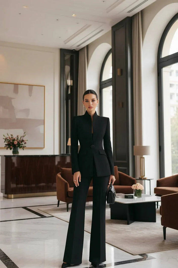 NORA | Blazer a palazzo kalhoty