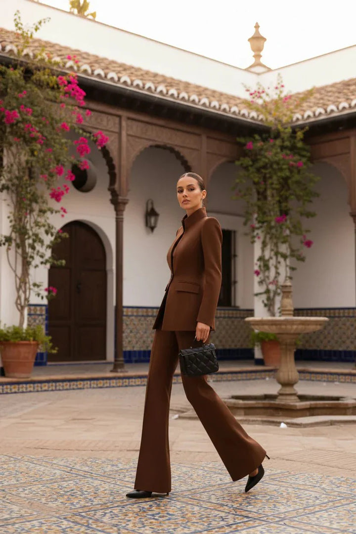 NORA | Blazer a palazzo kalhoty