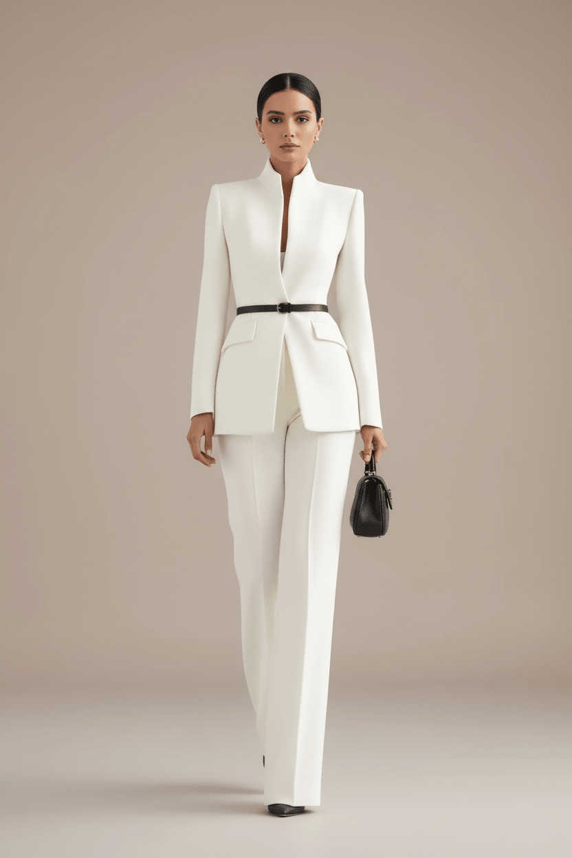 NORA | Blazer a palazzo kalhoty