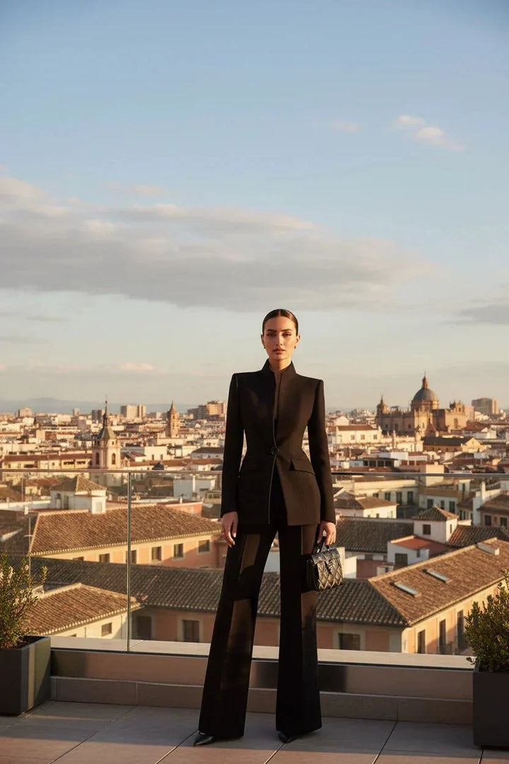NORA | Blazer a palazzo kalhoty
