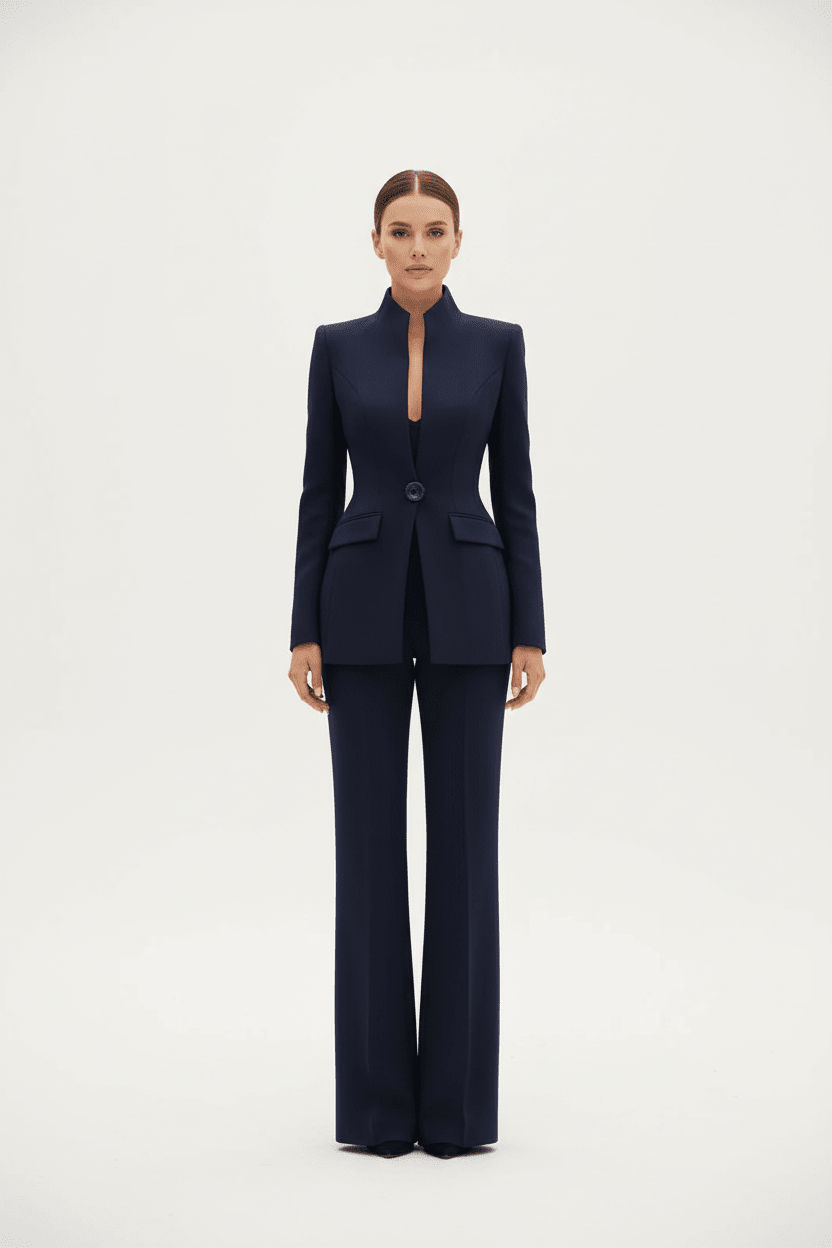 NORA | Blazer a palazzo kalhoty