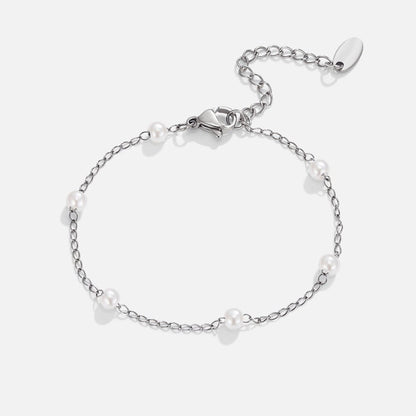 Nura Freshwater Pearl Silver Bracelet