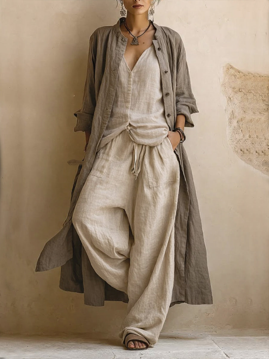 Nadine | Třídílný boho komplet