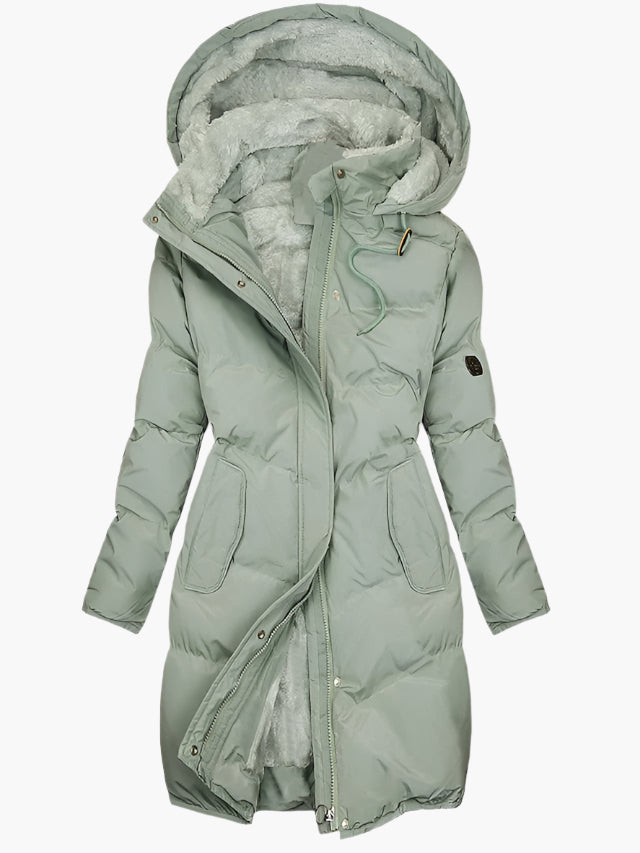 Delia - Quilted Hooded Coat