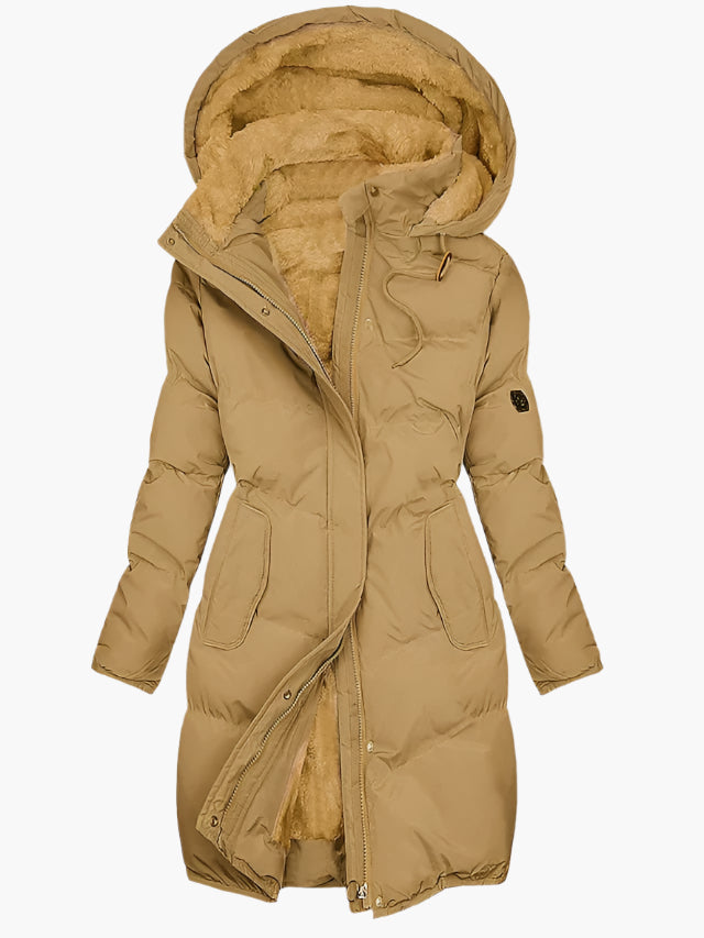 Delia - Quilted Hooded Coat