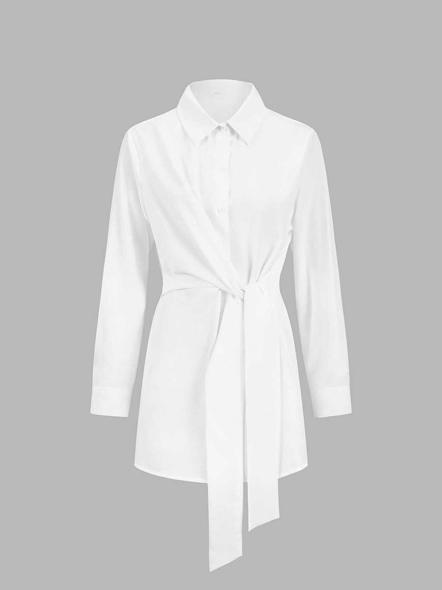 Shenna - Semi-Sheer Casual Overhemd