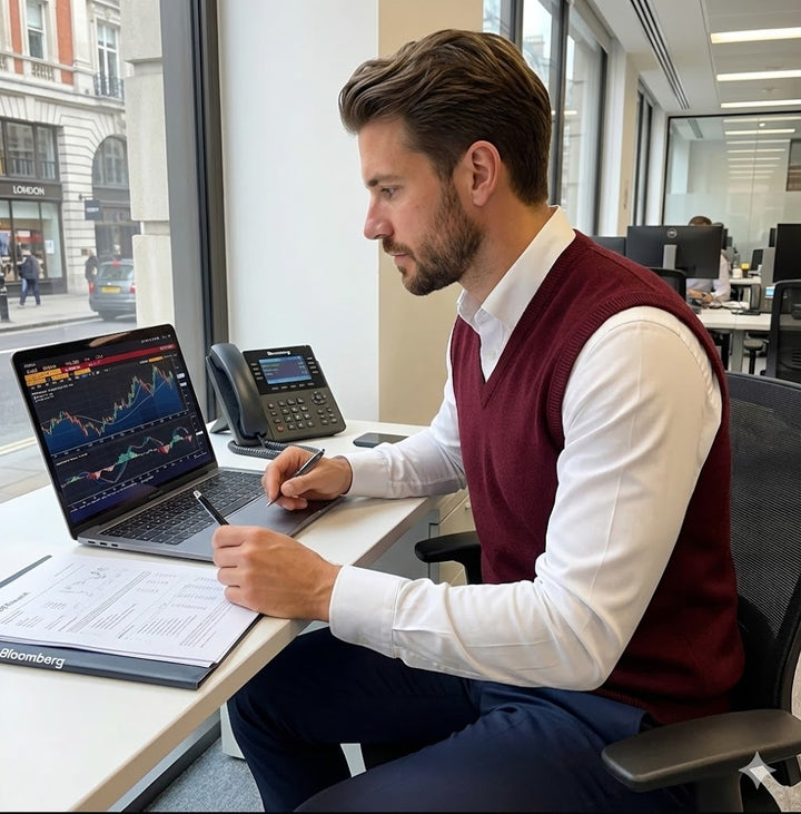 Sven -  V-Neck Knit Vest