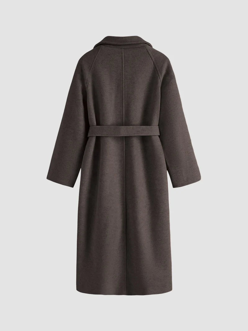Talitha - Elegant Longline Wool Coat