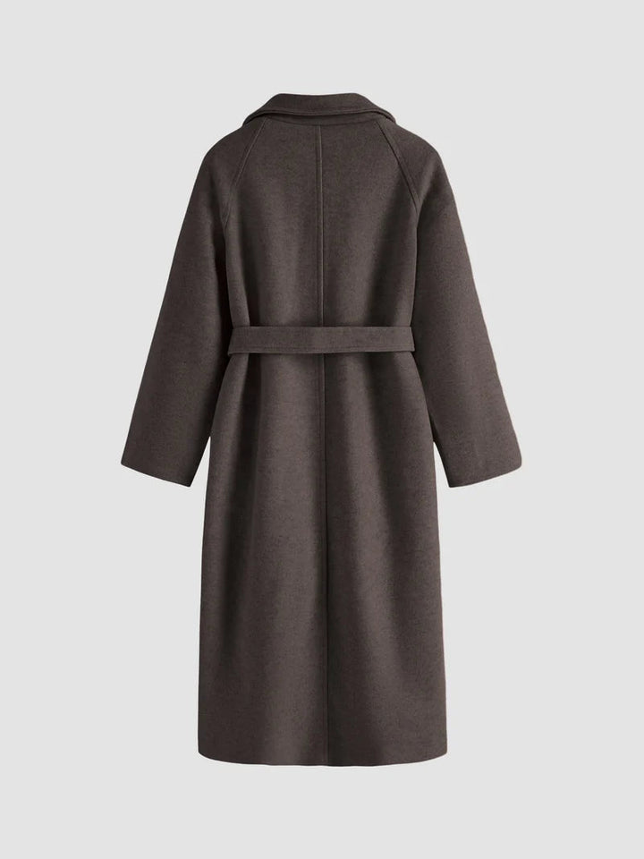 Talitha - Elegant Longline Wool Coat
