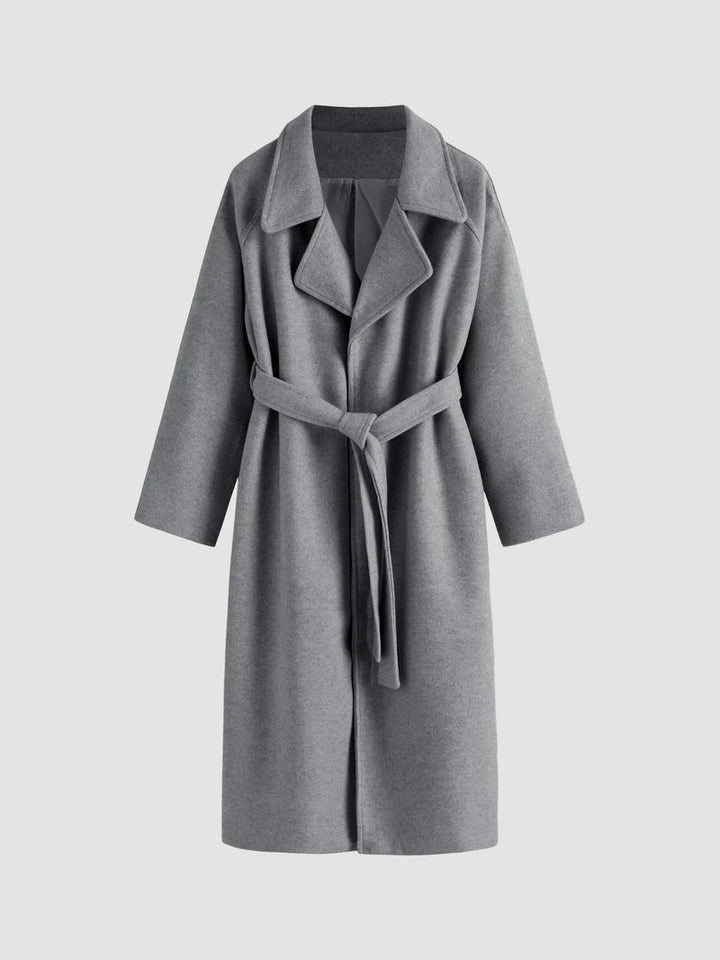 Talitha - Elegant Longline Wool Coat