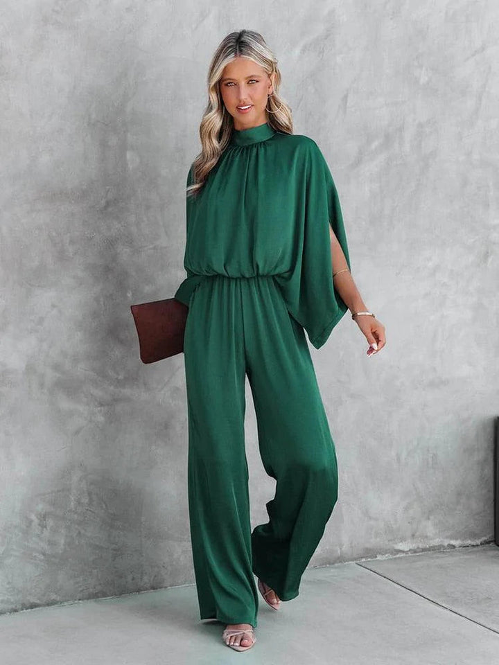 Claudia - Cape-Sleeve Jumpsuit