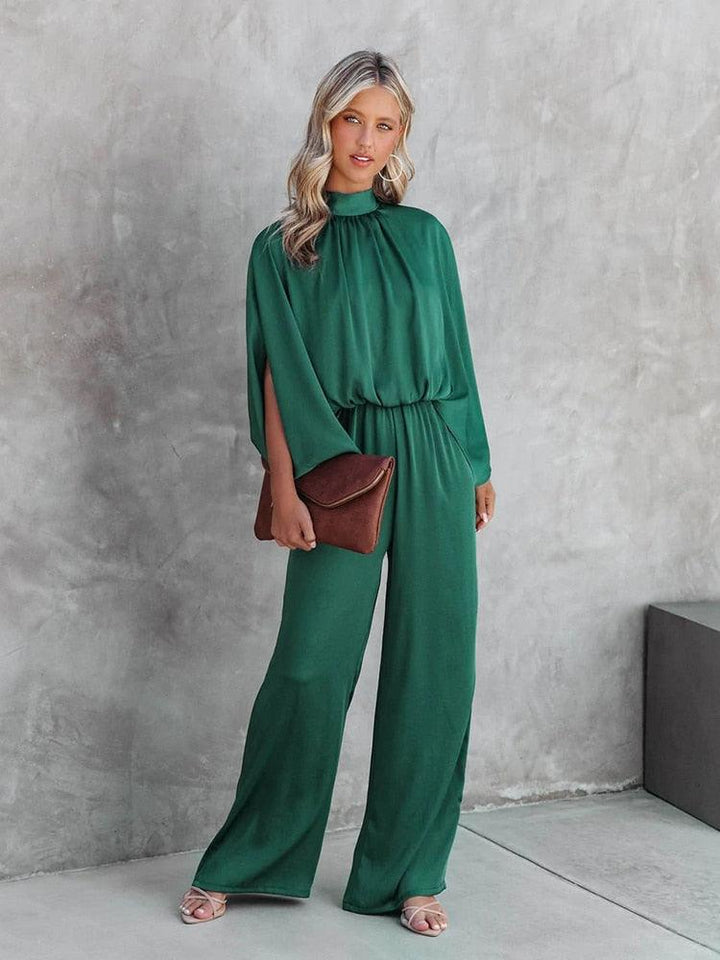 Claudia - Cape-Sleeve Jumpsuit
